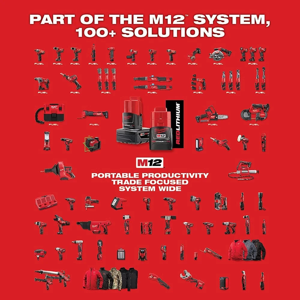Milwaukee M12 23-Gauge Pin Nailer (Bare Tool)