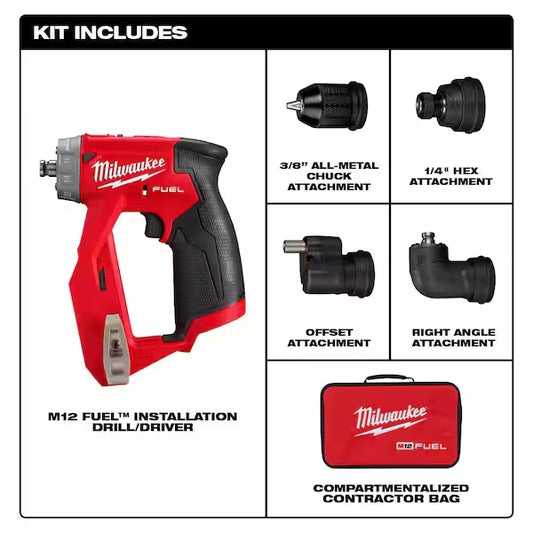 Milwaukee M12 FUEL Installation Drill/Driver (Bare Tool)