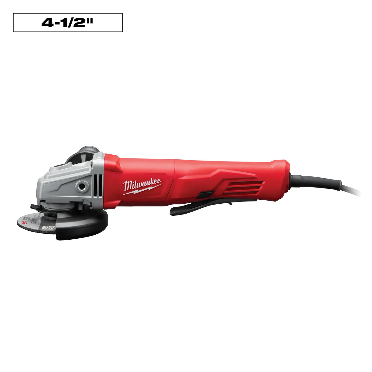 Milwaukee 4-1/2 In. 11 Amp Angle Grinder with Lock-On Paddle Switch