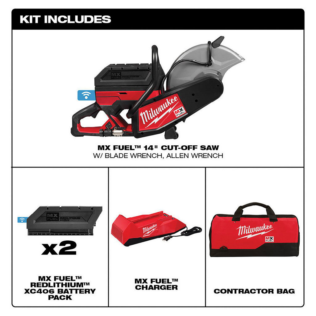 Milwaukee MX FUEL 14 In. Cut-Off Saw Kit
