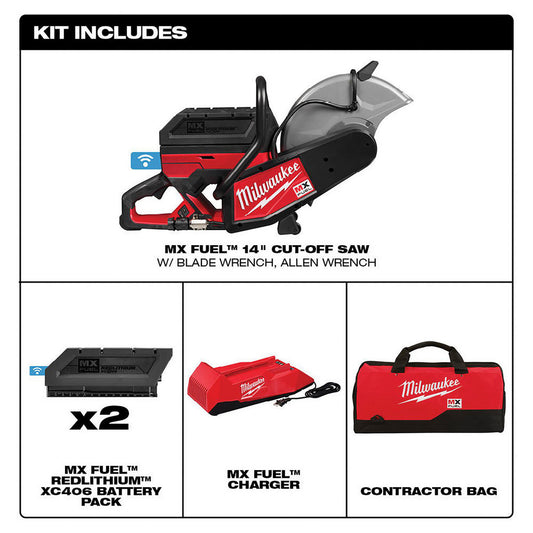 Milwaukee MX FUEL 14 In. Cut-Off Saw Kit