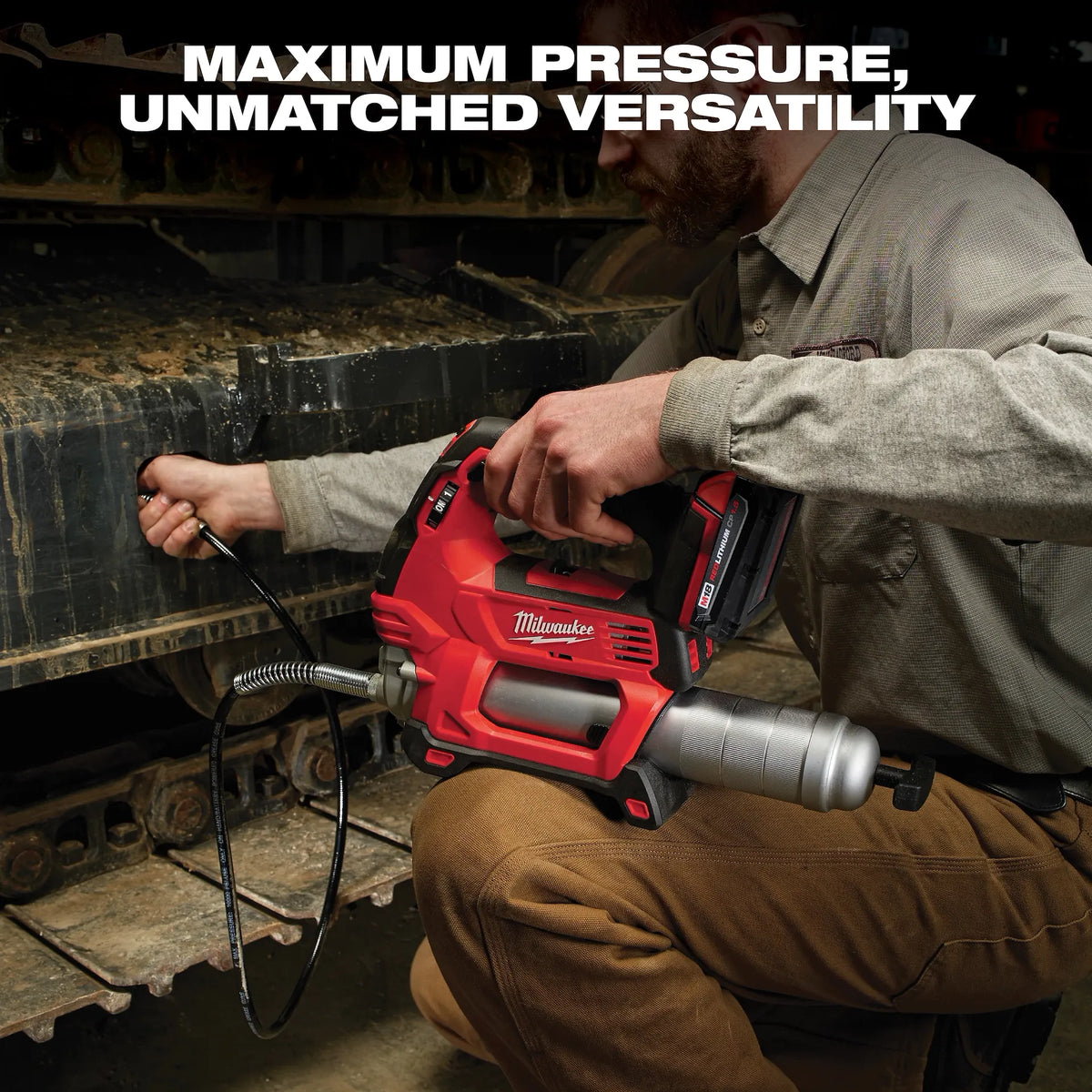 Milwaukee M18 2-Speed Cordless Grease Gun (Bare Tool)