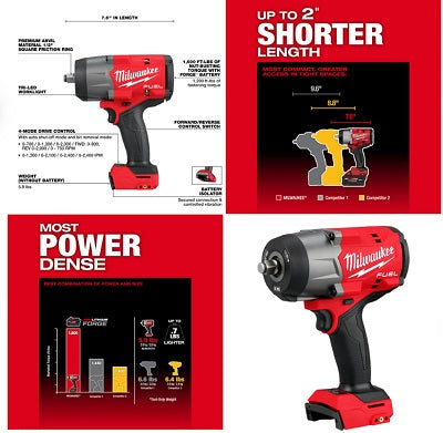 Milwaukee M18 FUEL 1/2 In. High Torque Impact Wrench (Bare Tool)