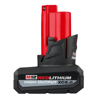 Milwaukee M12 REDLITHIUM HIGH OUTPUT XC 5.0Ah Battery (48-11-2450)