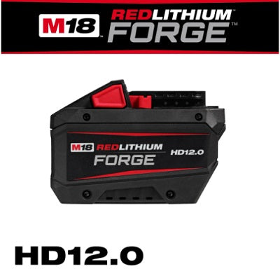 Milwaukee M18 REDLITHIUM FORGE HD 12.0Ah Battery