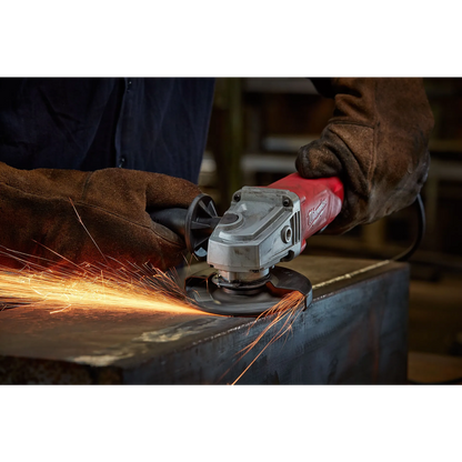 Milwaukee 4-1/2 In. 11 Amp Angle Grinder with Paddle Switch (No-Lock)
