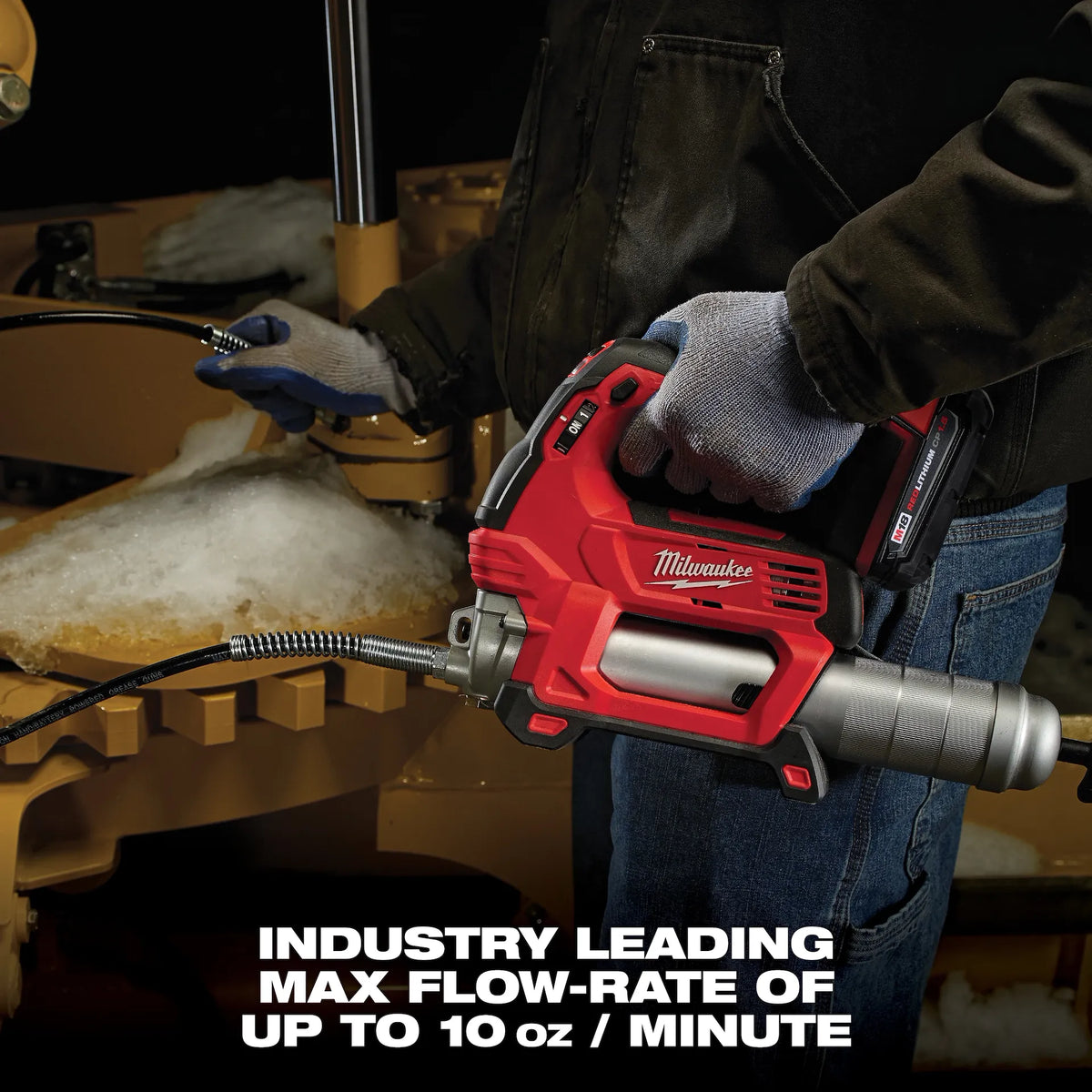 Milwaukee M18 2-Speed Cordless Grease Gun (Bare Tool)