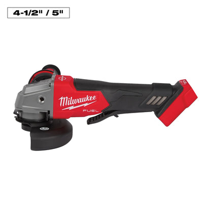 Milwaukee M18 FUEL 4-1/2 In./5 In. Braking Grinder with Paddle Switch (Bare Tool)
