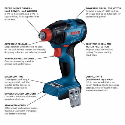 Bosch 18V 2-Tool Brushless Combo Kit