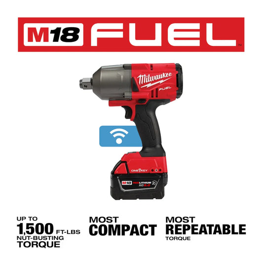 Milwaukee M18 FUEL ONE-KEY 3/4 In. Impact Wrench Kit with Chemical Resistant Batteries