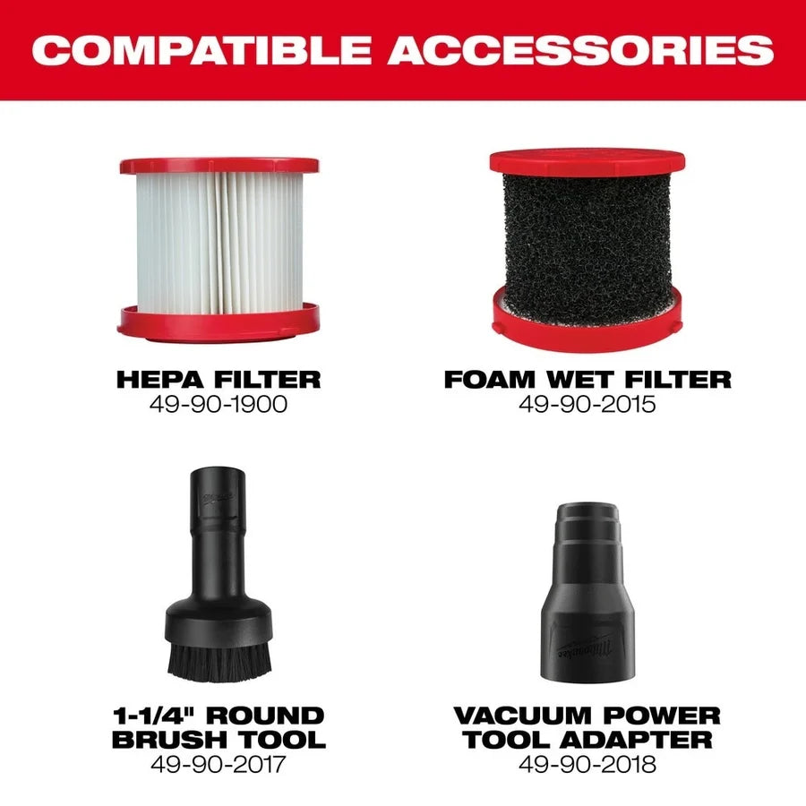 Milwaukee M18 Wet/Dry Shop Vacuum (Bare Tool)