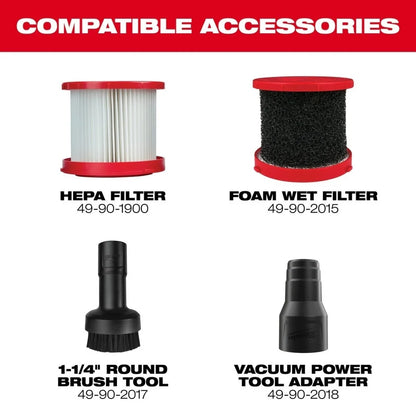 Milwaukee M18 Wet/Dry Shop Vacuum (Bare Tool)