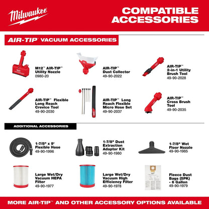 Milwaukee M18 FUEL NEXUS 6-Gallon Wet/Dry Vacuum (Bare Tool)