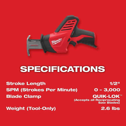 Milwaukee M12 HACKZALL Reciprocating Saw Kit