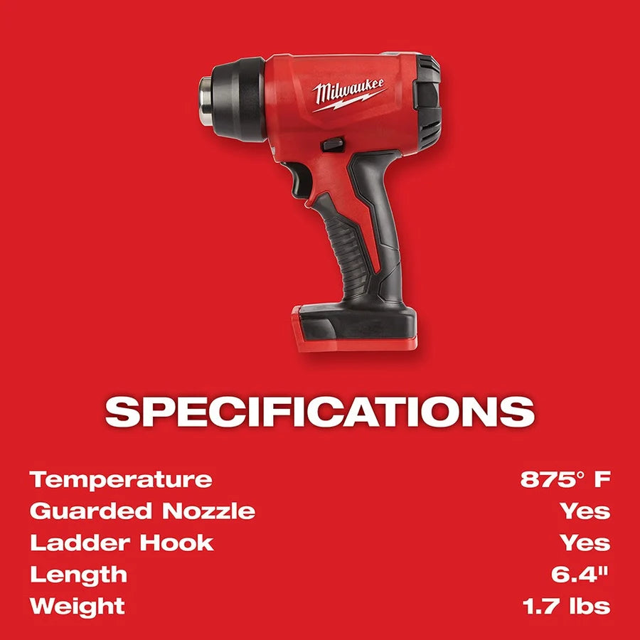 Milwaukee M18 Compact Heat Gun (Bare Tool)