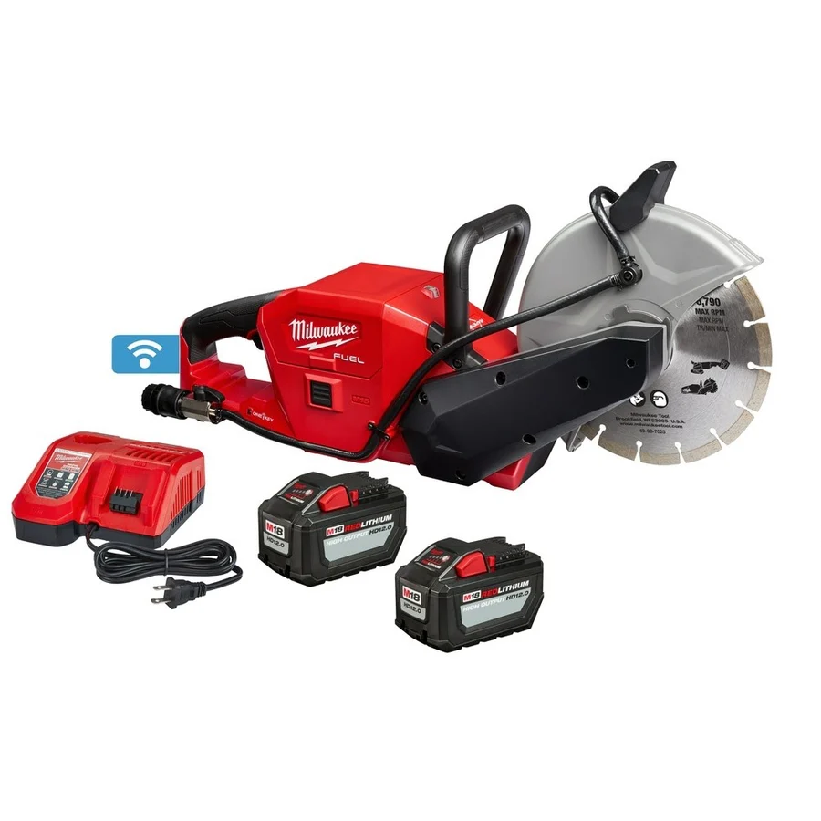 Milwaukee M18 FUEL 9 In. Cut-Off Saw with ONE-KEY Kit