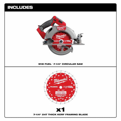 Milwaukee M18 FUEL 7-1/4 In. Circular Saw (Bare Tool)