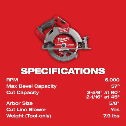 Milwaukee M18 FUEL 7-1/4 In. Circular Saw (Bare Tool)