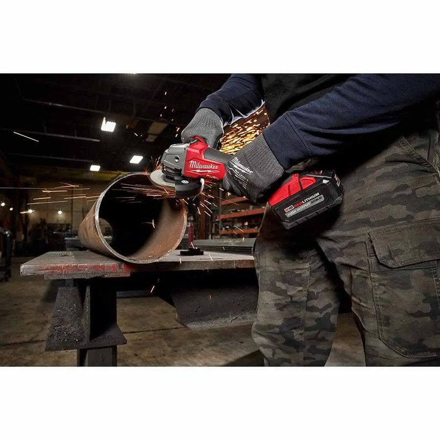Milwaukee M18 FUEL 4-1/2 In./5 In. Braking Grinder with Paddle Switch (Bare Tool)