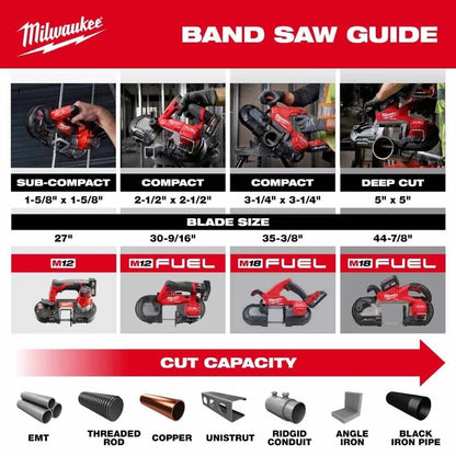 Milwaukee M18 FUEL Deep Cut Band Saw (Bare Tool)