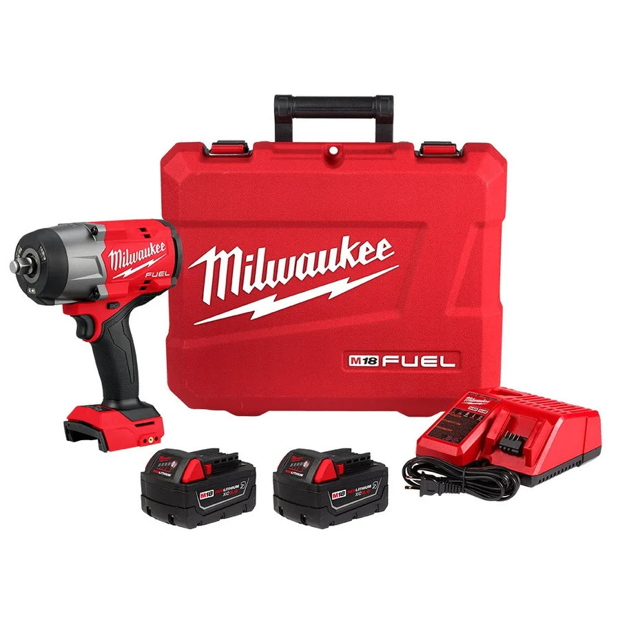 Milwaukee M18 FUEL 1/2 In. High Torque Impact Wrench Kit