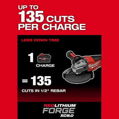 Milwaukee M18 FUEL 4-1/2 In./6 In. Braking Grinder (Bare Tool)