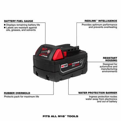 Milwaukee M18  XC 5.0Ah Chemical Resistant Battery (48-11-1850R)