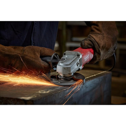 Milwaukee 4-1/2 In. 11 Amp Angle Grinder with Lock-On Paddle Switch