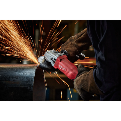 Milwaukee 4-1/2 In. 11 Amp Angle Grinder with Paddle Switch (No-Lock)