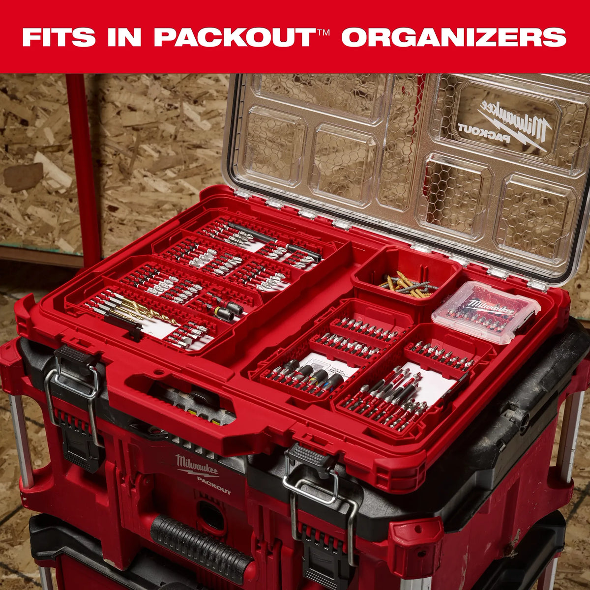 Milwaukee SHOCKWAVE Impact Driver & Drill Bit Set - 50 Piece