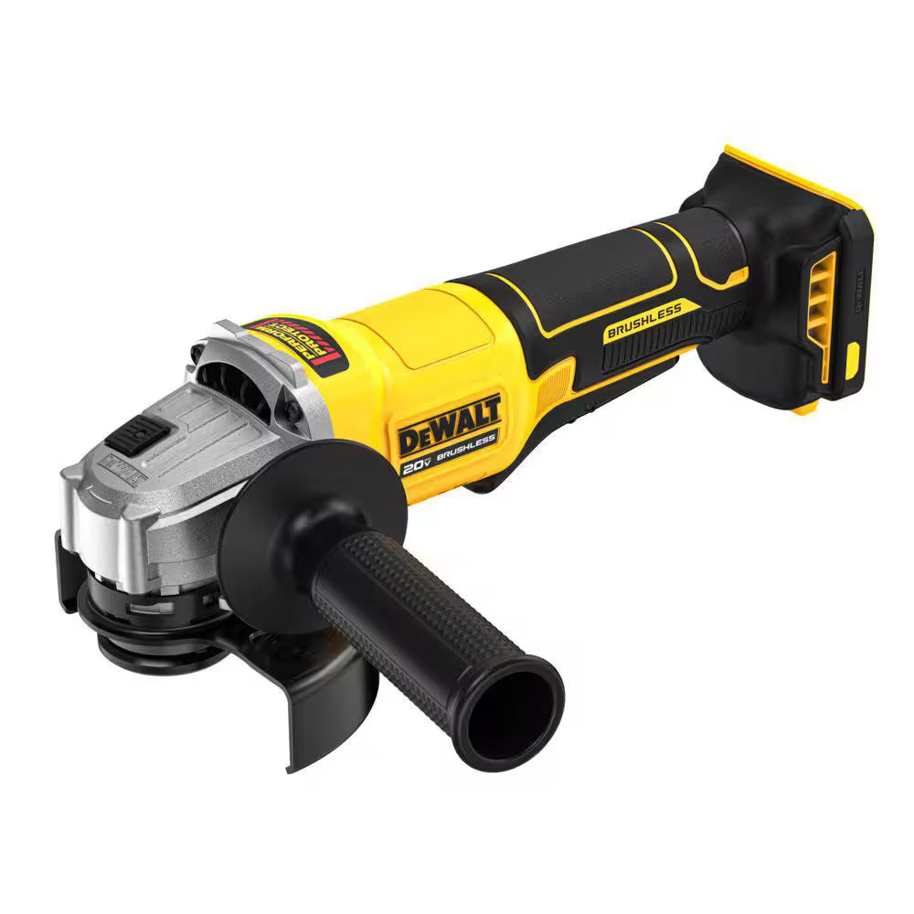DEWALT 20V MAX Brushless 4-1/2 In. Paddle-Switch Angle Grinder (Bare Tool)