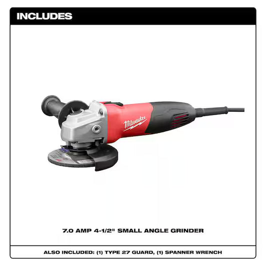 Milwaukee 4-1/2 In. Electric Angle Grinder with Slide Switch
