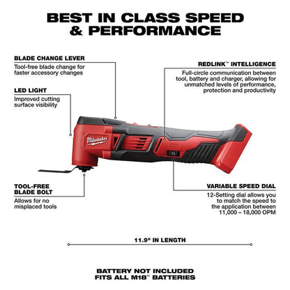 Milwaukee M18 Cordless Multi-Tool (Bare Tool)