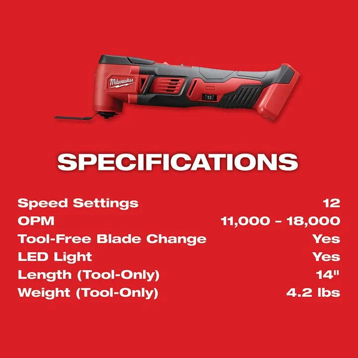Milwaukee M18 Cordless Multi-Tool (Bare Tool)