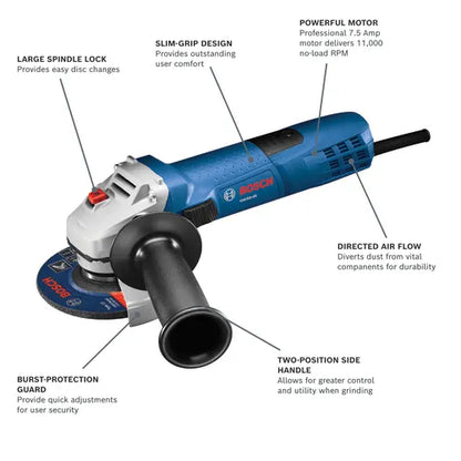 Bosch 4-1/2 In. Angle Grinder